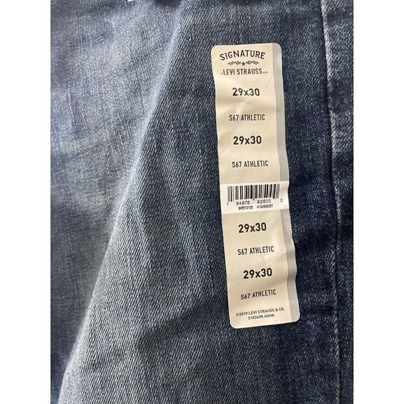Signature “Levi Strauss & Co” S 67 Athletic Jeans Size 29 x 30 - Picture 7 of 11